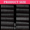 288 Pieces/Set Nails Forms Nails Extension Molds 12 Types Nails Shapes Acrylic Nails Extension Tips