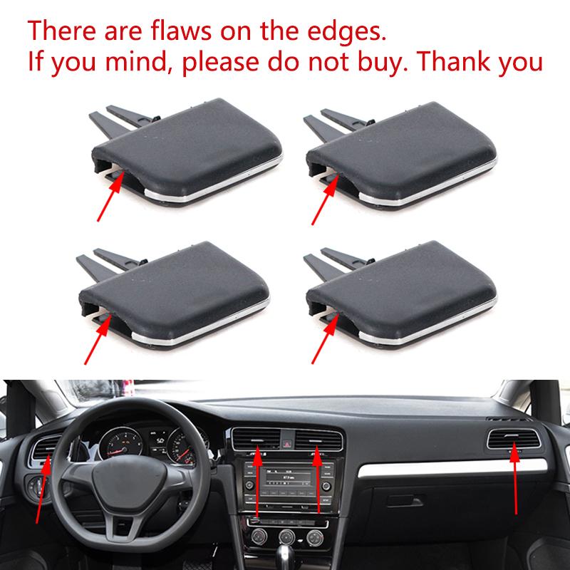 Front Air Conditioner Vents A/C Air Conditioning Outlet Tab Clip Repair For VW Golf 7 7.5 MK7 MK7.5 GTI GTD GTE R-Line 2013-2019