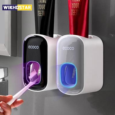 Bathroom Accessories Set Automatic Toothpaste Dispenser Wall Mount Toothpaste Squeezer Toothpaste Holder Rack