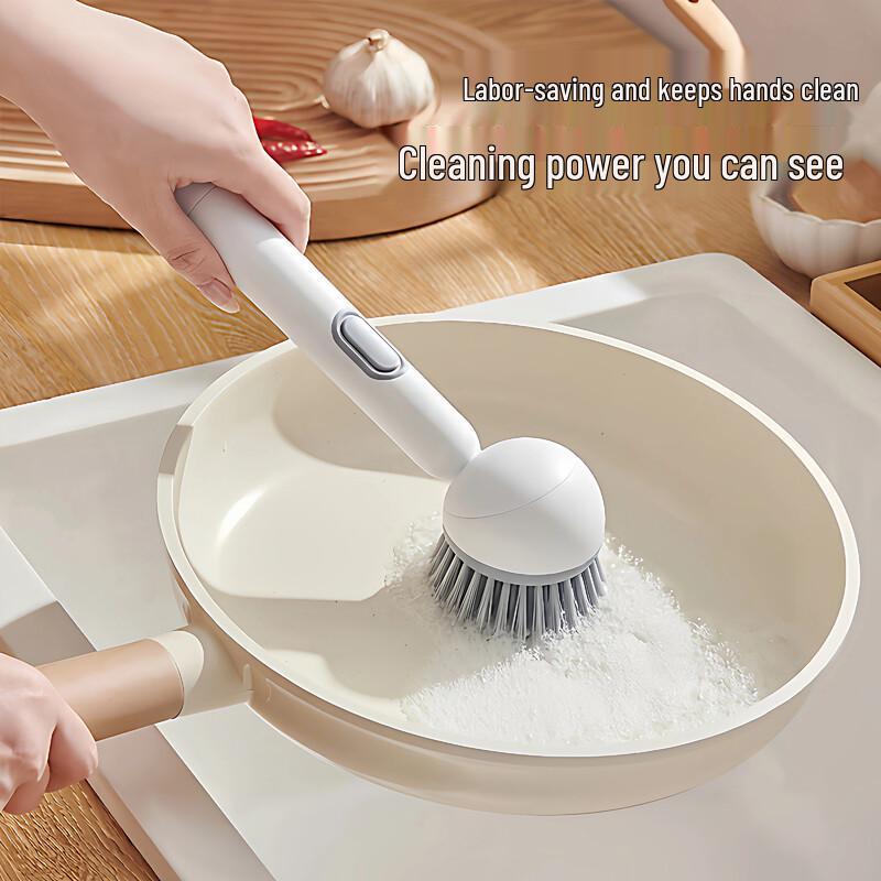 YOUQIN Long Handle Non-Scratch Pot Brush