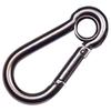 WOLFPACK PROFESSIONAL LINE - Stainless Firefighter Carabiner With Eye 60 Mm. Domestic Use