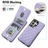 For Samsung Galaxy S26 S25 S24 S23 S22 S21 Ultra Note 20 Ultra Case Wallet with Card Holder, Flip Magnetic Clasp Kickstand Cover