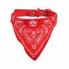 Sciarpa Bandana Collare Bandana Regolabile per Cane Cucciolo Gatto Bandana Triangolare Stampa PU Carino