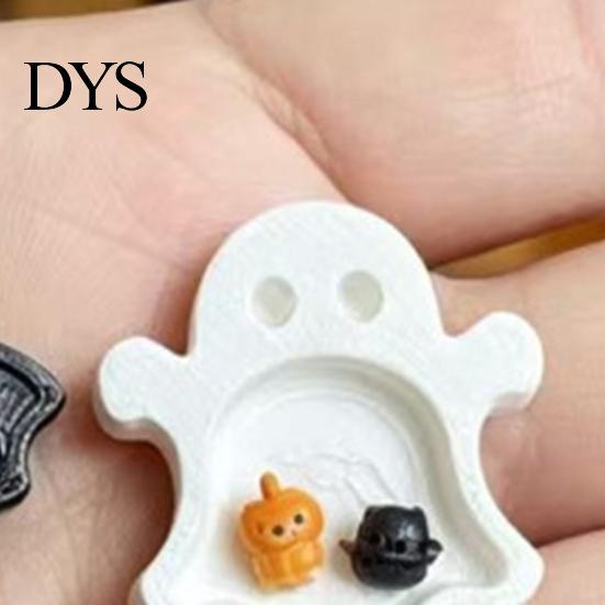 Halloween Scene Construction Miniature Bat Ghost Tray for Dollhouse, 3D Printed Diorama Props, Landscape Supplies Tabletop Decor Accessories Blind Box