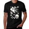 Black Skulls And Bones Wunderkammer Tshirt Plus Size Gym Sports Tshirt