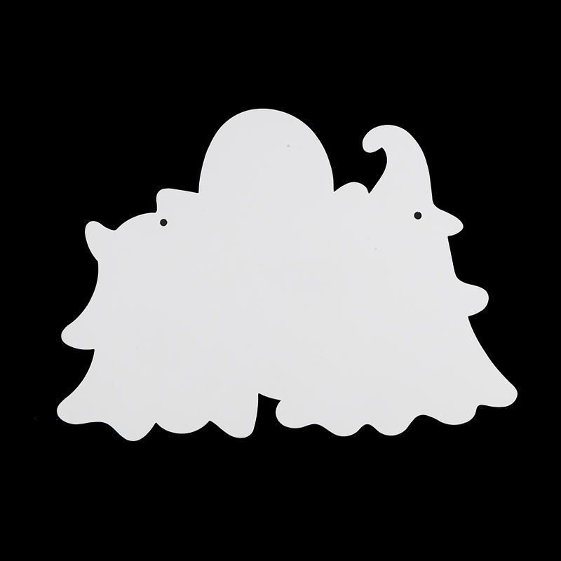 Creative Halloween Theme Spooky Ghost Paper Door Hanging Sign Front Door Porch Window Indoor Outdoor Party Scene Decor