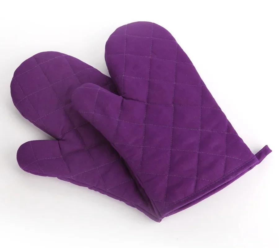 Non-slip Insulated Heat Resistant Kitchen Tool 1Pcs Microwave Oven Glove Mitten Baking Gloves Cotton