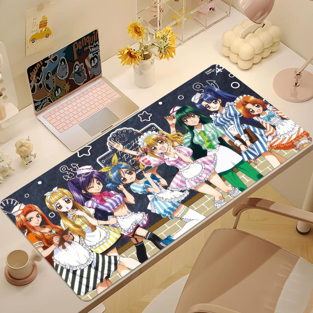 Anime Mmermaid Melody Mouse Pad Large Nonslip Lockedge Desktop Computer Desk Mat Keyboard Writing Mousepad Office Game Student