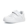 Classmate children's little white shoes 2025 new spring leather surface boys' white sports middle aged children's girls' casual shoes