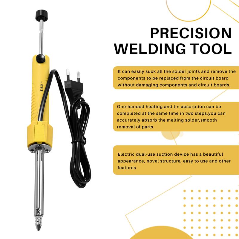 A96I-Eu Plug Electric Vacuum Solder Sucker Welding Desoldering Pump/Soldering Iron/Removal Solder Iron Pen Welding Repair Tool