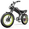 Elektrofahrrad EMOKO C93 20" 1000Wx2 Motor 48V 23AH Volle Stoßdämpfung Maximale Reichweite 90 km Zuladung 150 kg Schwarz