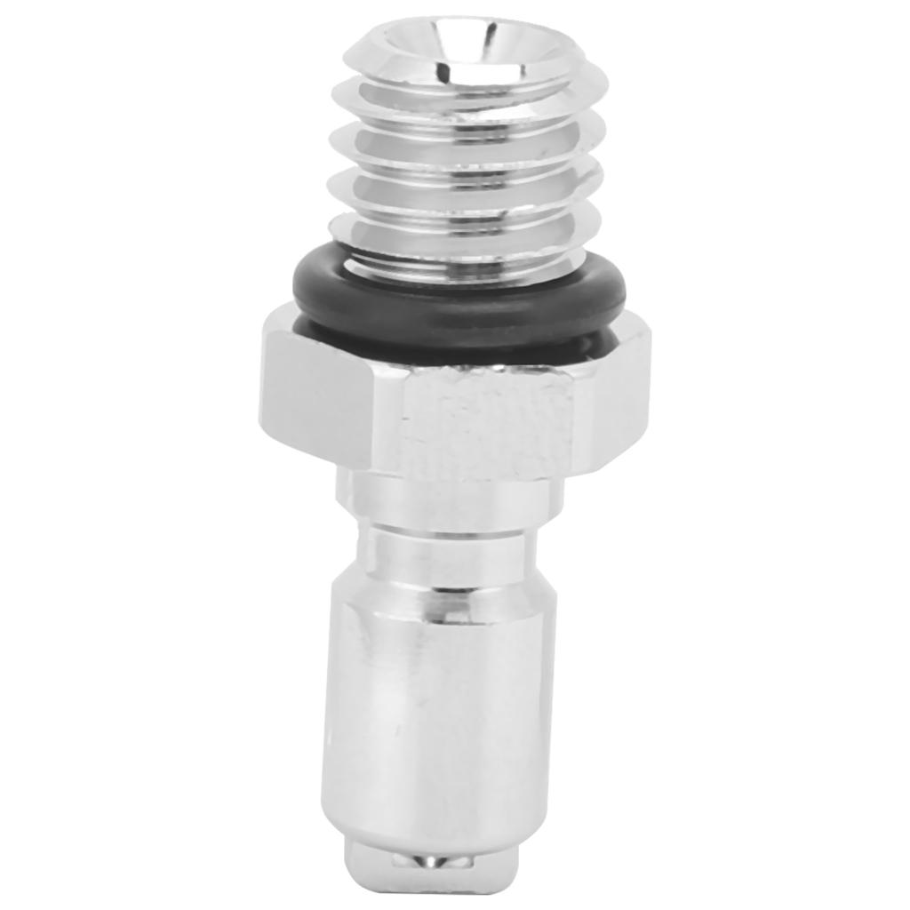For BCD Power Inflator Adapter Chrome Plated Brass Diving Exhaust Valve Nipple Replacement