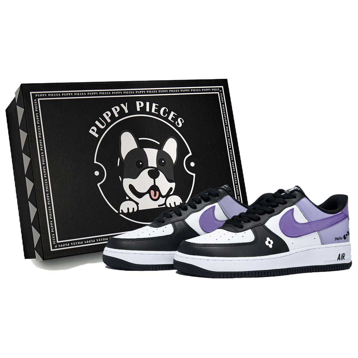

Nike Air Force 1 Puppy Fragment, Special Shoe Box Low top Skateboard Shoes Men s White DV0788-001(Team85-AS-BOX) 44