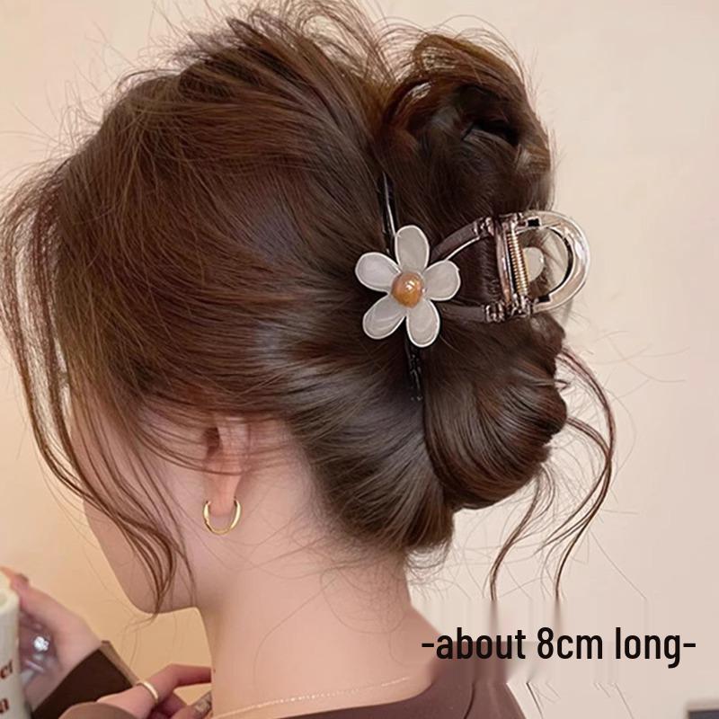 Elegant French Retro Small Shark Hair Clip for Thin Hair