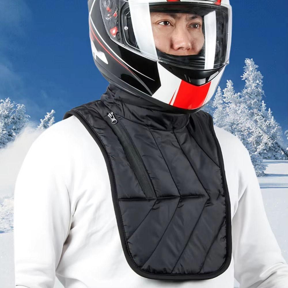 Winddichter Winter-Motorrad-Nackenschal Kurz/Lang Nackenschutz Tragbare Brust-Schulter-Weste Ski