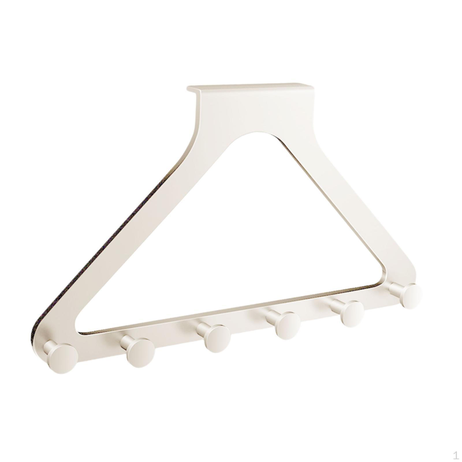 

Над дверью крючок для полотенец вешалка прочная простая установка многофункциональная с 6 крючками кремовый