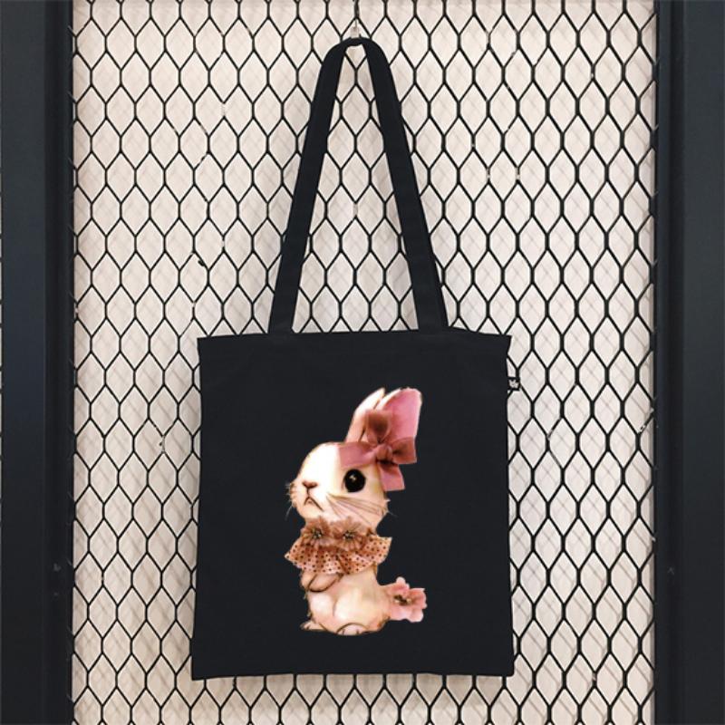 Tote Bag Cartoons Anime Bags Shopping Bag Canvas Shopper Bag Reusable Tote Bag Handbags Shoulder Bags Collapsiblet Custom Bag