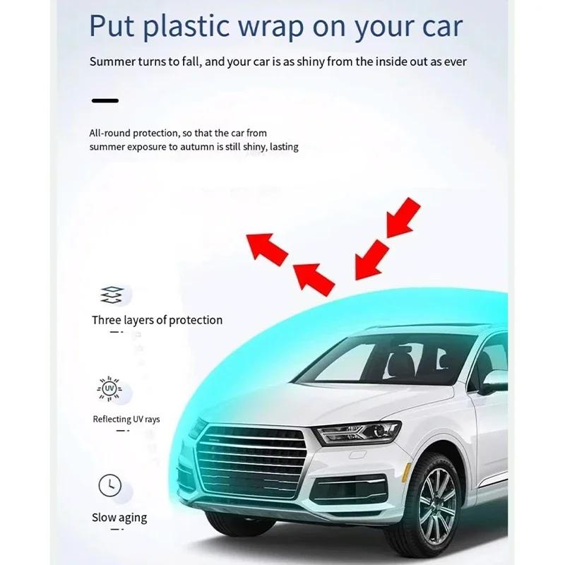 For Mitsubishi Eclipse Cross Anti-UV Sun Shade Rain Snow Resistant Dustproof Car umbrella Full Car Cover Outdoor Protection