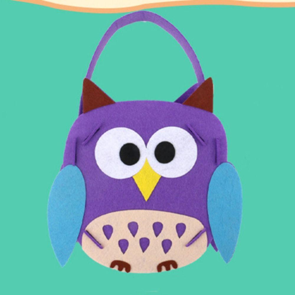 Storage Bucket Halloween Bag Trick Or Treat Gift Basket Portable Halloween Candy Bag  Tote Bag