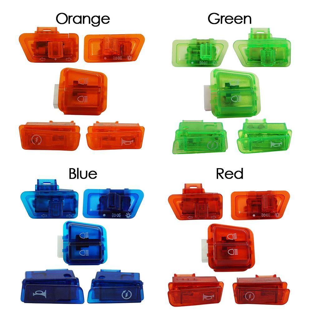 Motorcycle Starter Button Moped Scooter Parts Dimming Horn Dimmer Switch Turn Signal Headlight Horn