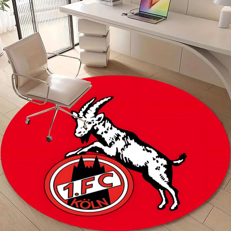 Personalized 1.FC Kaiserslautern Round Chair Office Rug - Perfect for Mat, Office Chair & More - Ideal Gift for Birthdays and Holidays