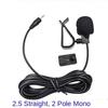 Car Microphone Audio Navigation Wired Clip External Wires Auto Mics Radio 3m Long Mic Stereo 3.5mm Mono 2.5mm SM Lotus Jack PlugGood product