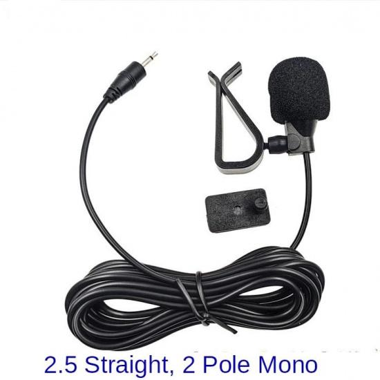 Car Microphone Audio Navigation Wired Clip External Wires Auto Mics Radio 3m Long Mic Stereo 3.5mm Mono 2.5mm SM Lotus Jack PlugGood product