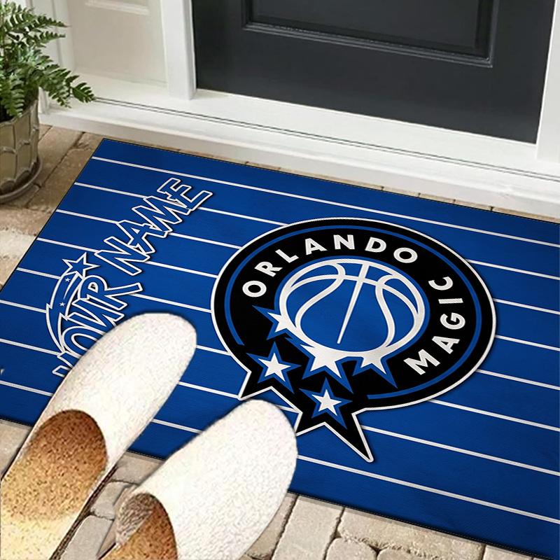 Custom NameOrlando basketball Team Carpet, Indoor Rug, Chair Rug, Living Rooms, Doormat Made From Polyester Home Decor Birthday Christmas Gifts