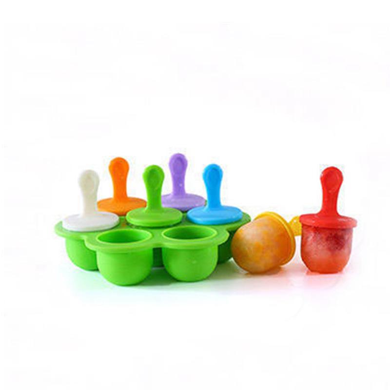 Παγωτό Παγωτάκια Σιλικόνης Φόρμα DIY Εργαλεία Συμπληρώματος Διατροφής Φορητή Τροφίμων Βαθμού Καλούπι Παγωτού Μηχανή Κατασκευής Μπάλας Αξεσουάρ Μιλκσέικ Φρούτων για Μωρά