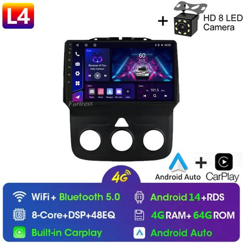 Car Radio 9 Inch Android 13 12+256G Touch Screen for DODGE RAM 1500 2013 2014 2015 2016 2017 2018 2019 WIFI Support SWC Carplay