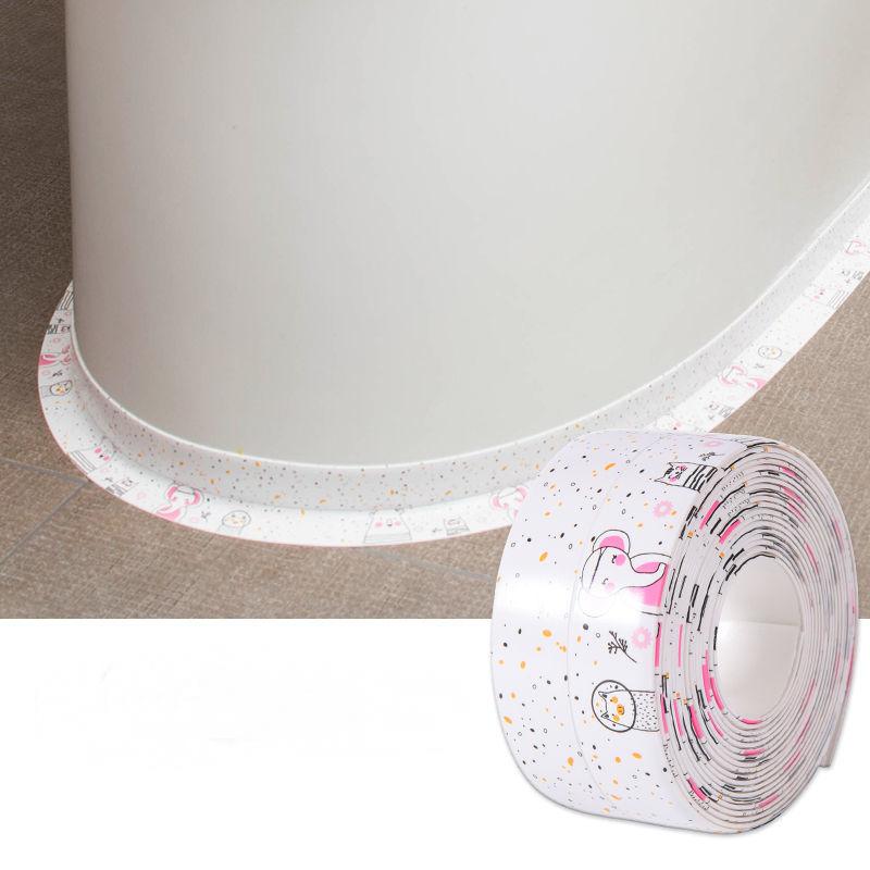 Kitchen PVC Waterproof Wall Paste Beauty Seam Paste Mildew Proof Tape Bathroom Sink Seamless Paste Tape