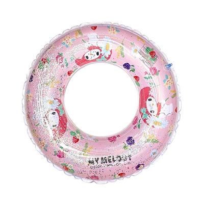 Deniko Baby Float for Kids, Foot-Cavity, Sanrio Baby Float, Strong Buoyancy, Swimming Ring, Cute Kuromi and My Melody Design, Perfect for Water Play,