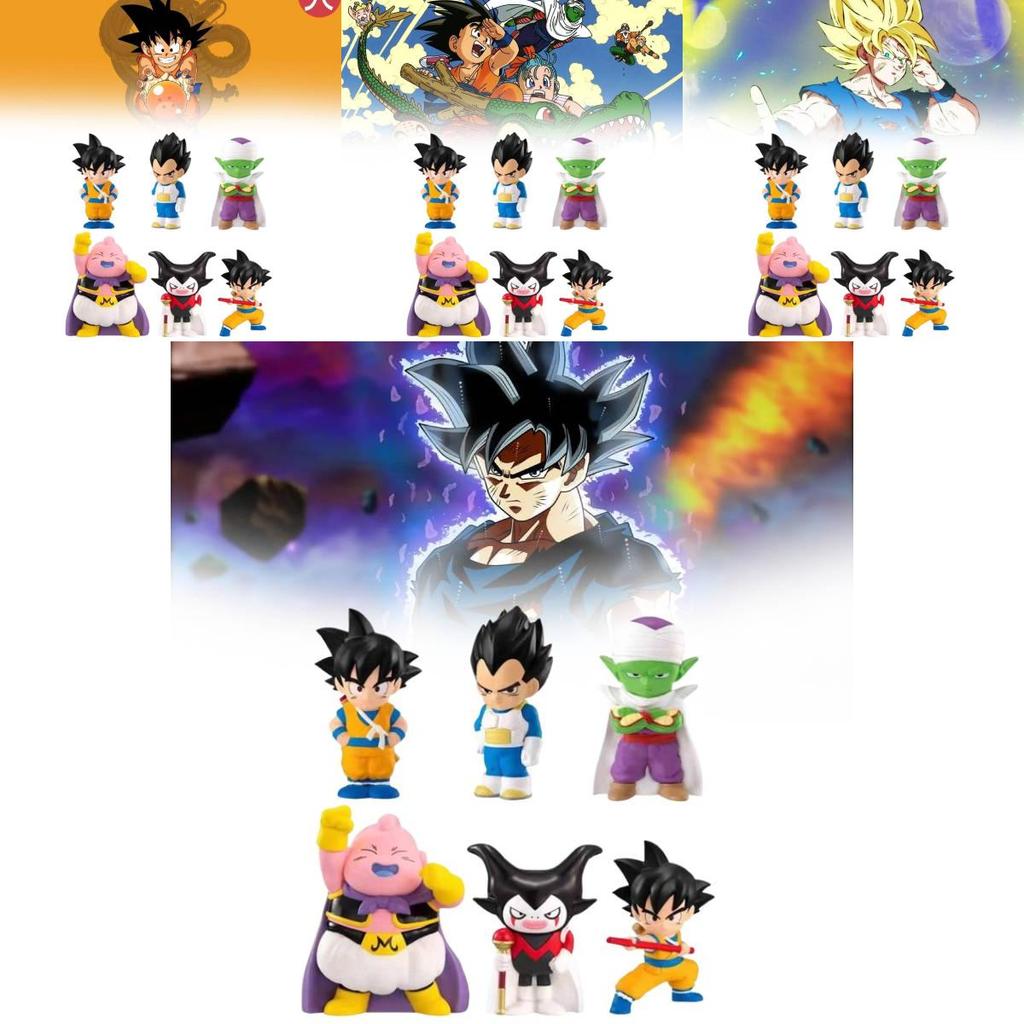 Ball Q Style Abs Model Set With Majin Buu And Piccolo For Collectors** Characters Included)