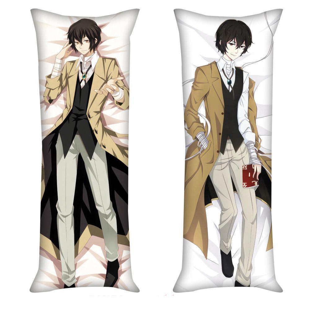 

Аниме Bungo Stray Dogs Dazai Osamu Dakimakura, обнимающая наволочка для тела, домашнее постельное белье, наволочка, персиковая кожа 60x180cm