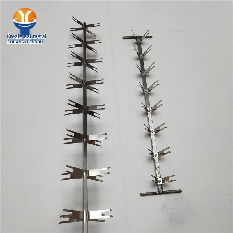 Double-Sided Card Manual Oil Spray and Vacuum Coating Fixture with I-Beam and 8 CY45, 13x25x598 Square Tube