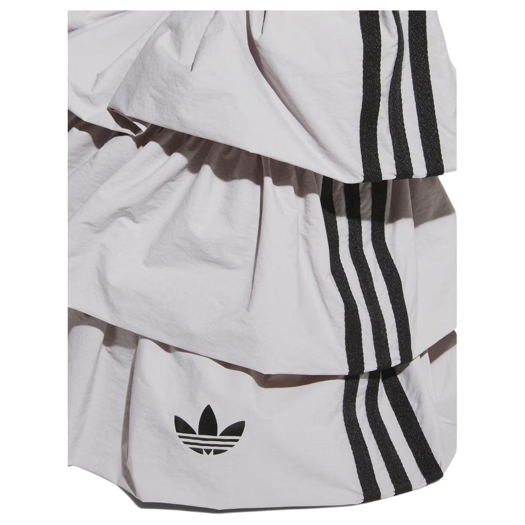 Adidas Originals Double Layer Ruffle Design Fabric Shoulder Bag Women bags Light-Gray IA8913
