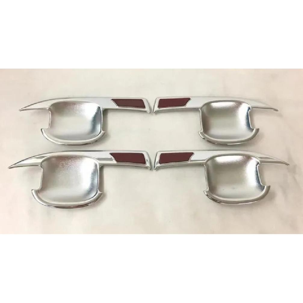 

Car Handrail Armrest Cover Trim ABS Chrome Door Bowl Panel Trim 4PCs For Chevrolet Equinox Third GE 2017 2018 Red have words