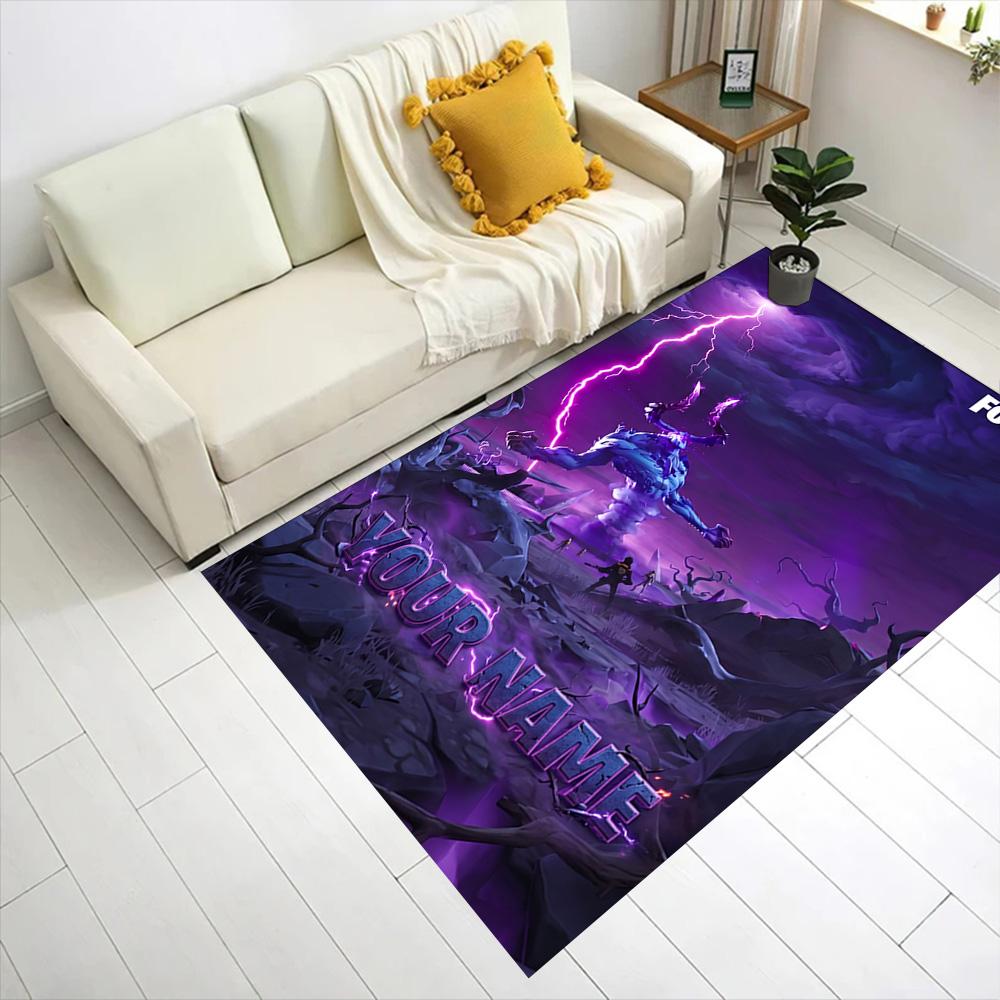 Fortnite Personalized Text Carpet Perfect for Dormitory Decorate room Study room Kitchen Antislip Carpet Decorate Offices