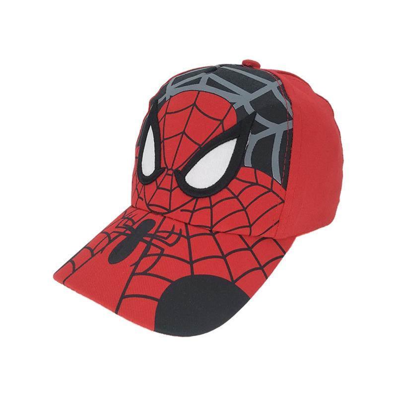 Children Youth Spider Man Cotton Cartoon Baseball Cap Outdoor Leisure Sun Protection Hat