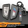 For BMW M E39 E46 E60 E90 F25 F15 F10 F20 F30 F01 G05 G20 X1 X3 X5 Car TPU Zinc Alloy Key Case Bag Car Key Chain Metal Key Shell