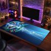 Erling Haaland Custom Large Mouse Pad, Personalized Name Text Print, Football Logo Non‑Slip Desk Mat Gaming Gift