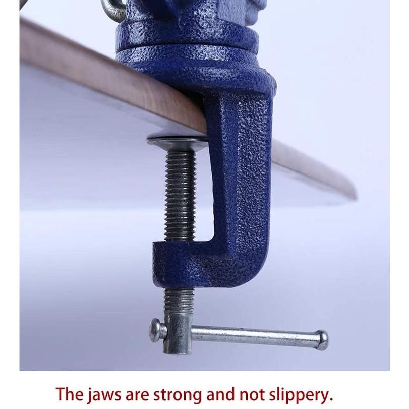 60mm 70mm 80mm Heavy Duty Woodworking Clamp Ragum Clamp Table Work Bench Vice Swivel Base Table Vise Clamp