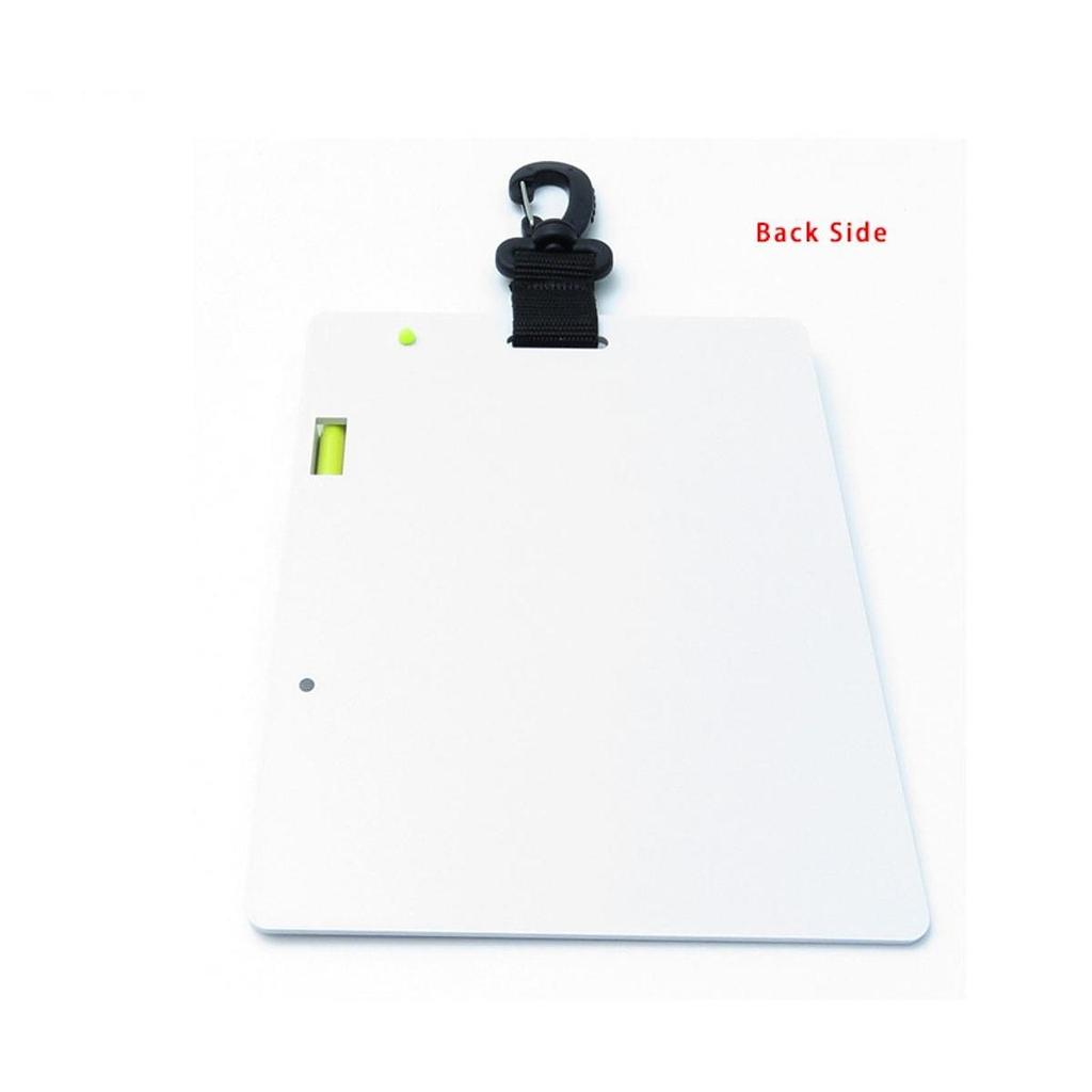 Dive Accessory Diving Wrist Writing Slate Underwater Adjustable Write Slate with Pencil Dive Accessory Diving Slate with Pencil