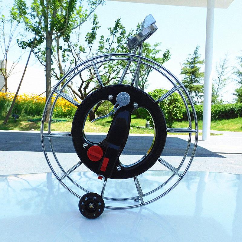High-End Stainless Steel Kite Reel with Handbrake, Anti-Reverse, and Large Bearing for Sea Fishing