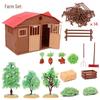 Detachable Micro Landscape Fruit Tree Model for Sand Table & Animal Scene Ornaments