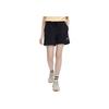 American Series Solid Color Drawstring Straight Leg Knitted Shorts Women Shorts Black F11W329607FBK