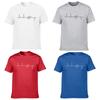 Elektrotechnik Herzschlag Lustige T-Shirts Grafik Streetwear Kurzarm O-Ausschnitt Harajuku T-Shirt Herrenbekleidung