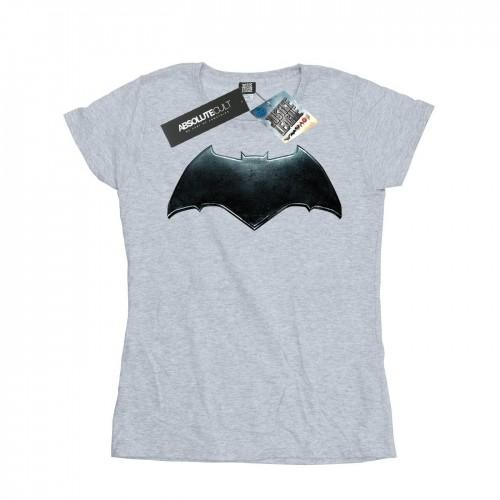 

DC Comics Womens/Ladies Justice League Movie Batman Emblem Cotton T-Shirt XXL білий