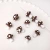 1 pezzo [17x16mm] Perline a forma di fungo in Vetro Colorato Dipinte a Mano Perline Fungo Tridimensionali Accessori Fai da Te per Gioielli Fatti a Mano