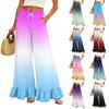 Women Wide Leg Pants with Pockets High Waist Drawstring Loose Fit Casual Long Trousers Lightweight Comfortable